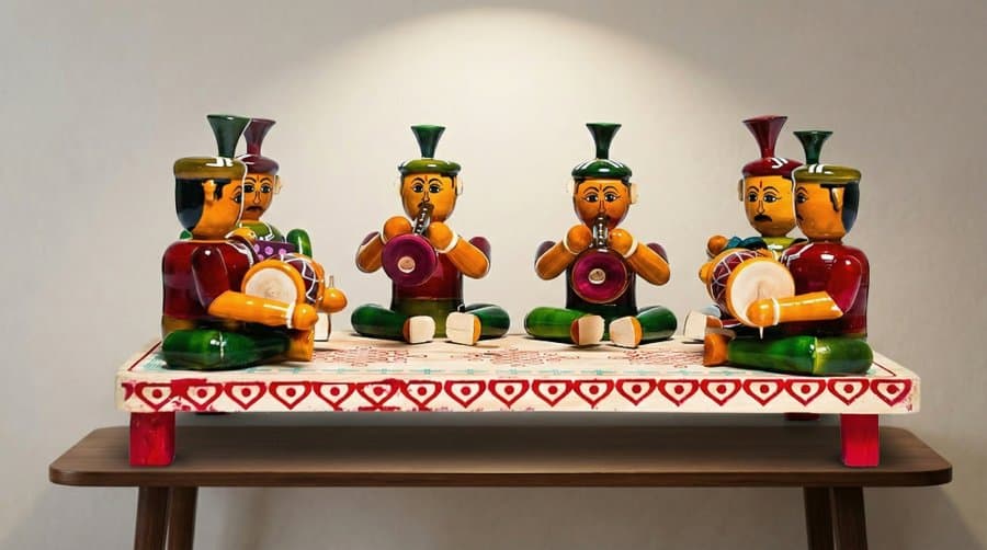 Etikoppaka Sannai Set 6 Dolls