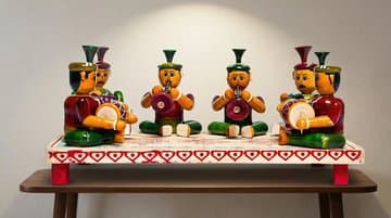 Etikoppaka Sannai Set 6 Dolls - View 1