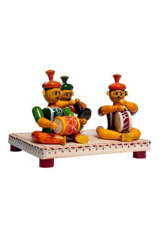 Etikoppaka Sannai Set 3 Dolls - View 3