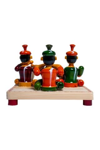 Etikoppaka Sannai Set 3 Dolls - View 5