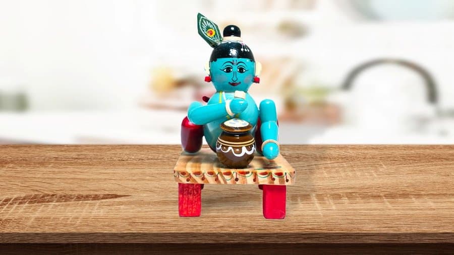 Etikoppaka Crawling Krishna