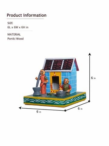 Tirugali Set With Hut - View 4
