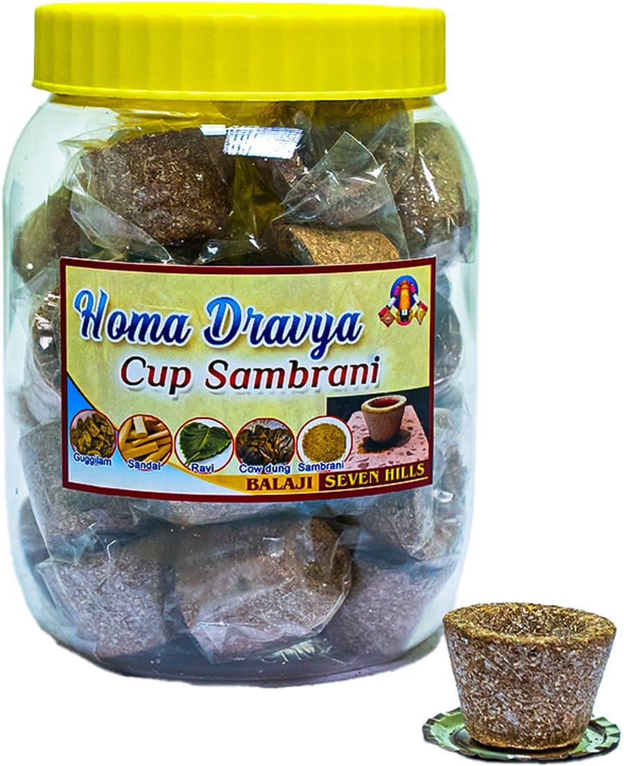 Lepakshi Cup Sambrani  Small - Traditional Spiritual Product